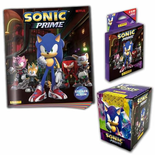 Panini Sonic Prime Stickerkollektion zur Serie (2024) (Sammel-Bundle)