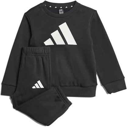 adidas Unisex - Bimbi 0-24 ESSENTIALS JOGGER, Black/White, 3-4 Years