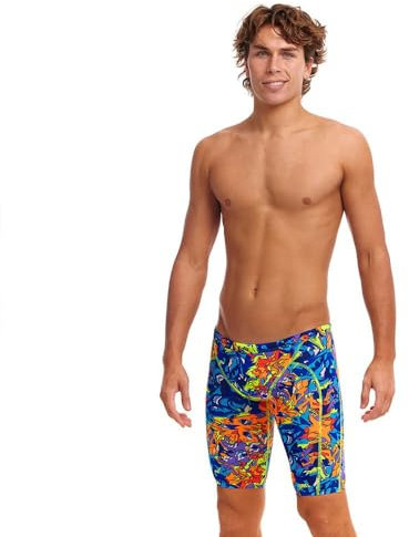 Funky Trunks Mixed Mess Jammer Badehose Herren chlorresistent UV Schutz 50+, Größe:5