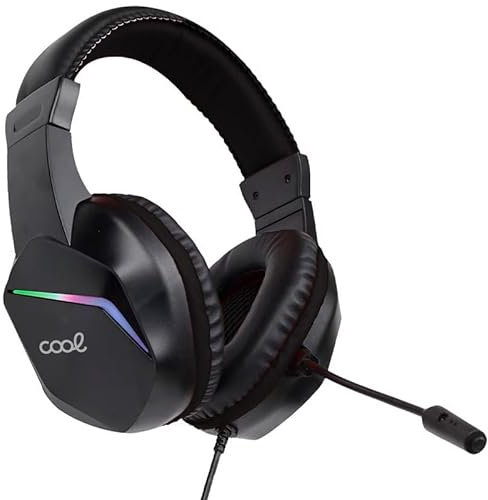 Auriculares Stereo PC / PS4 / PS5 / Xbox Gaming Cool Vista con Adapt. Audio + Iluminación