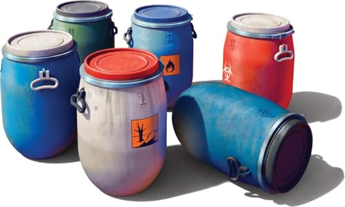 MiniArt 24004 1:24 Kunststoff-Fässer 100L - originalgetreue Nachbildung, Modellbau, Plastik Bausatz, Basteln, Hobby, Kleben, Modellbausatz, Zusammenbauen, unlackiert