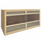 Willood Terrarium Holzwerkstoff 100x47x47cm, Glasterrarium, Glasterrarium-Bausatz, Reptilien-Box, Terrariumgefäß, Reptilien-Habitat-Terrarium