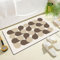 Badezimmerteppich 40X60Cm Braune Wassertropfen Badteppich rutschfest Waschbar,Duschvorleger Schnelltrocknend,Stein Badematte,Diatomite Stone Bath Mat,Super Absorbierende Badvorleger