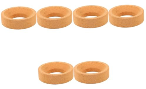 Gatuida 6 Stk Flaschenhalter industrielle Kugelrollen Ringhalter Kolben Unterstützung Laborständer Flaschenständerring flaschen flaschenregal Kolbenmatte Kolben steht Kolbensitz Kork