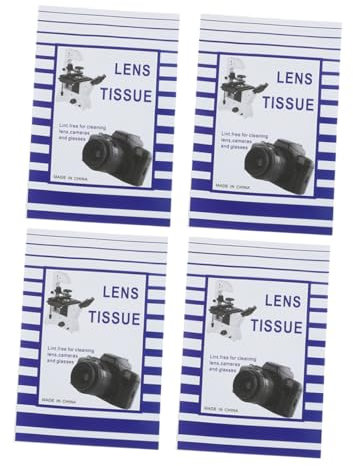 Ipetboom Sanfte Reinigung Für Geräte 200 Stück Linsenreinigungspapier Trocken Für Brillen Kameraobjektive Computerbildschirme