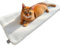 PiuPet Selbstwärmende Katzendecke für die Fensterbank I Katzenbett flauschig I Katzenbett Fensterbank I 90x25cm I Beige