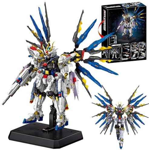 DzirePada Mechwarriors Bausteine Bausatz, 2038Stück Technik Aktion Figur Krieger, Coole Mech Sammlung Haus Anzeige Dekoration Geschenk für Jungen Teens(9229)