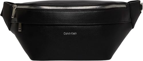 Calvin Klein Men Raised Waistbag LV04D3161G Gürteltasche, Schwarz (Schwarz), Einheitsgröße
