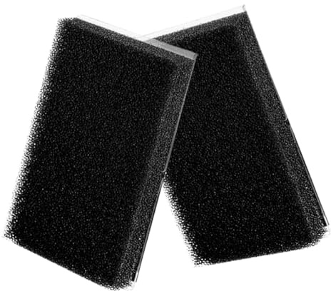 JEWEDECO 2pcs Pet Hair Remover Mitts Dual-sided Design Effective Hair Removal on Furniture and Bedding Reusable User-friendly with Nylon and Sponge Material Black