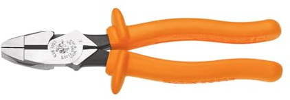 Klein Tools D2000-9NE-INS 2000 Series 9-Inch Insulated High-Leverage Side-Cutting Pliers by Klein Tools
