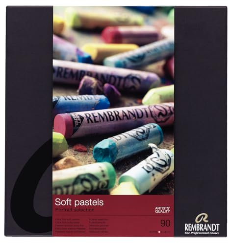 REMBRANDT Soft Pastel Professional Set 90 Farben (Full Size - Portrait)