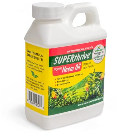 SUPERthrive Organic Pure Neem Oil, Cold-Pressed, Concentrate, 8 oz