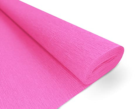 Interdruk Krepppapier Premium 160 g/m2 für Floristen und Kunstprojekte - 110 Rosa