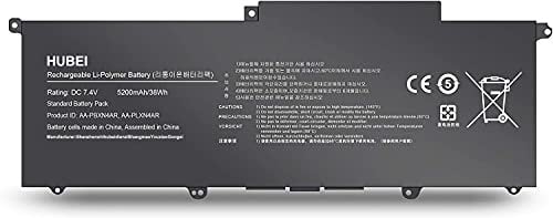 AA-PLXN4AR AA-PBXN4AR Laptop Battery Replacement for Samsung 900X3B 900X3C 900X3D 900X3E 900X3F NP900X3B NP900X3C NP900X3C-A01CN NP900X3D NP900X3E NP900X3F NP900X3G Series(7.5V 44Wh)