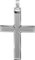 trendor Kreuz-Anhänger für Männer 925 Silber 42 mm Silber Kreuz Anhänger Herren, Anhänger aus Silber, Herrenschmuck Silber, zeitlose Geschenkidee 08749