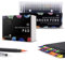 Scoomo Juego de rotuladores y blocs de acuarela [20 colores] con puntas flexibles y suaves para colorear caligrafía, pintura, dibujo, suministros de pintura premium para principiantes y pintores + 1