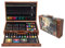 Northam XL 91 TLG Malkoffer Malset Creative Artist Zeichenset Art Set Holz Malkasten mit Wasserfarben, Ölpastelle, Filzstifte,und vieles mehr 91-teilig