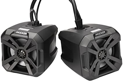 KICKER 48BTCAN65 - PowerCans 6.5 Bluetooth Speaker Pods, Pair
