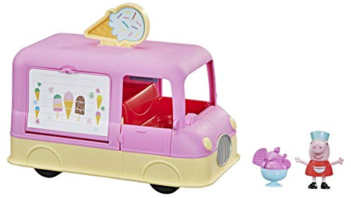Peppa Pig Peppa’s Adventures Peppa’s Ice Cream Van Vehicle Pre-school Toy, Speech and Sounds, Ages 3 and Up