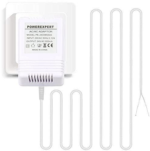 ConBlom Türklingel Transformator, 24V/500mA Türklingel Netzteil Transformator Kabel mit 8M (317.4) Kabel