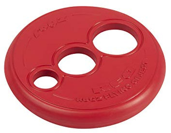 Rogz Soft Fetch Frisbee Hundespielzeug, rot, klein