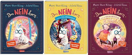 Das NEINhorn + Das NEINhorn und die Schlangeweile + Das NEINhorn und der Geburtstag + 1 exklusives Postkartenset