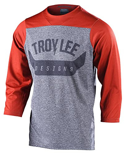 Troy Lee Designs Ruckus Arc Fahrrad Jersey (Red/Grey,S)