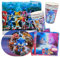 Vaisselle de fête Décoration d'anniversaire pour Enfants, 41Pcs Kit de Vaisselle d'anniversaire, Ensemble de Fournitures de Décoration de Fête, Assiettes, Tasses, Serviettes, Nappe