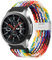 22mm uhr Armbänder für Samsung Galaxy Watch 4/5/Pro Armband 45mm 44mm 40mm/Classic 46mm 42mm/3 41mm/Active 2,Dehnbares Geflochtenes Band Kompatibel mit Amazfit GTS 2/mini/3/bip/U Garmin vivoactive 3