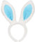 TRIXES Weißes und blaues Hasen-Stirnband, Hasen-Plüschohren, Kostümzubehör, Ostern, Halloween, Weihnachten, Cosplay, Party, Junggesellinnenabschied