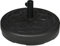 Outsunny Pied de Parasol Base de lestage à remplir de Sable ou d'eau 25L avec poignée Ø 56 x 30,5H cm Noir