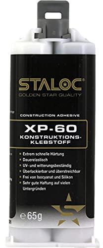 STALOC 2K Konstruktionsklebstoff XP60 grau 65g, ohne Mischer