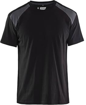 Blaklader T-Shirt zweifarbig 3379-1042 - Größe XL - Schwarz/Mittelgrau