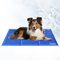 Kühlmatte für Hunde und Katzen, Haustier-Kühlmatte, ungiftiges Gel, selbstkühlend, für Welpen, Box, Körbchen, Auto, Reisen und heiße Sommertage, Größe 90 x 50 cm