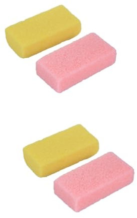 minkissy 4stücke Fußpflege-pediküre-werkzeug Bimsstein Hornhautentferner Natürlicher Stein Für Weiche Füße Tragbar Und Handlich Für Effektive Pediküre Und Hautpflege