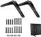 Cognitivex 2PCS TV Pedestal Feet Universal Tv Stand Tv Stand Legs TV Stand Base Replacement TV Stand Legs TV Stand Mount Universal TV Screen Stand Mount Legs for Most Smart TV Stand