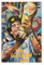 TINGTOEO Fußballspieler, Diego Armando Maradona, Aquarell-Kunst-Leinwand-Poster, Schlafzimmer-Dekor, Sportlandschaft, Büro, Raumdekoration, Geschenk, ungerahmt, 30 x 45 cm