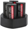 Paquete De Batería De 4 Uds. De 3600mah para One, Controlador Series X S, Reemplazo De Batería Recargable con Estación De Carga