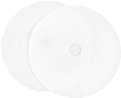 Flusenfilter für Wäschetrockner 2stücke Vlies Weiß, Ersatzfilter | Ersatzteile für Wäschetrockner, Absorbiert Staub, Pflegeleicht, 23,5x23,5x0,5cm, 2 Stück Packung
