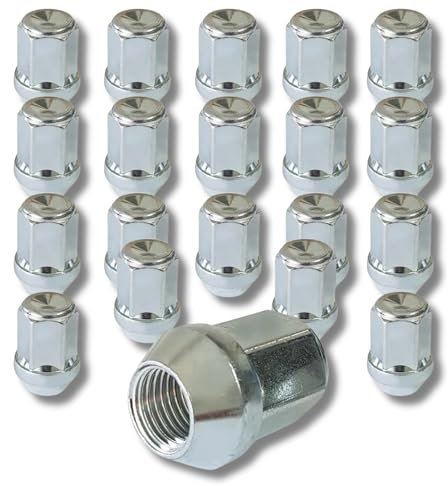 24 Tuercas de rueda M12 x 1.25 Vaso 19mm compatible con Nissan Patrol y otras marcas