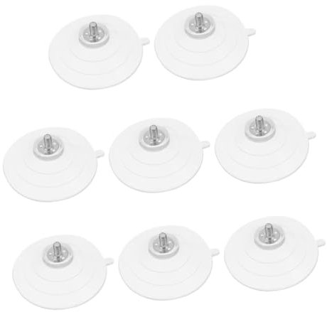 Cabilock 8stücke Transparent Pvc-saugnäpfe Mit Schrauben Für Glasfenster Kleine Saugnapfhaken Für Badezimmer Stabile Saugnapf-abstandshalter