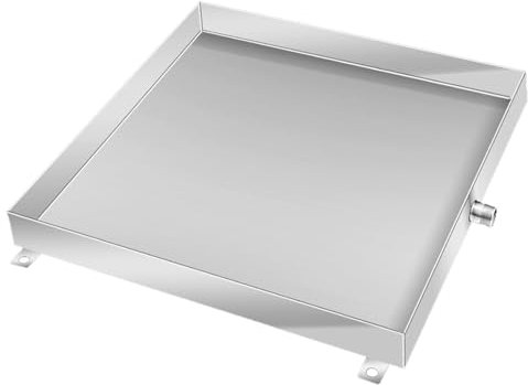 WANGJIANPENGPL Air Conditioner External Unit Drip Pan, Spill Tray, Square, Drip Pan for Portable Air Conditioner, Silver(50 * 50 * 4cm/20 * 20 * 2in)
