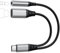 USB C to 3.5mm Jack and Charger Adapter, USB C Splitter, 2 in 1 Audio+Charger Splitter 3.5mm Earphone Cable Adapter with PD 60W Fast Charging for Samsung, i-Pad, iPhone 15 16, and More Type C Devices