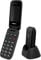 UNIVERSUM MP400-C - Klapphandy für Senioren ohne Vertrag - 2G Seniorenhandy mit Ladestation (Notruftaste, großes Display 2,4 Zoll, Kurzwahltasten, 1000mAh Akku, Taschenlampe) - einfache Bedienung