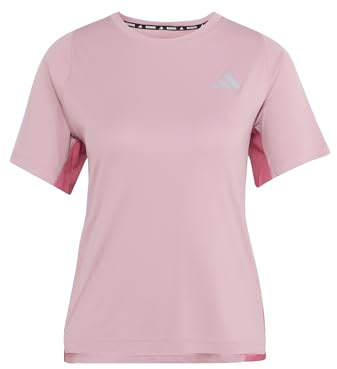 adidas Damen Adi365Breeze Running Shirt, Magic Mauve/Dual Magenta, XL