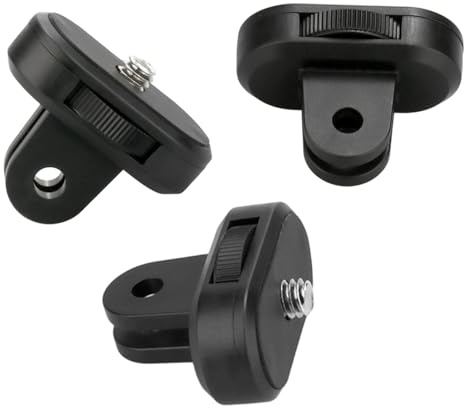 Quick Release 1/4inch Thread Adapters for Action Cameras Fit Tripods Gimbals and Vehicle Mounts Travel Adapters