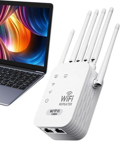 WLAN Repeater - Hochgeschwindigkeits-Verstärker Mit Hoher Sicherheit | WLAN-Repeater Drahtloser Signalverstärker - Für Freunde Zuhause Innenraum Büro Wohnzimmer Schlafzimmer Reisen Wohn