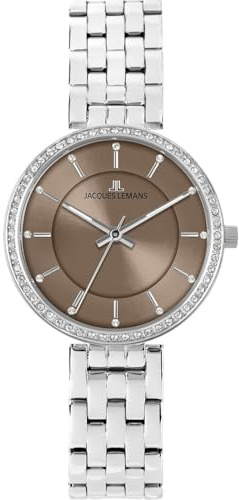JACQUES LEMANS Damen-Uhren Analog Quarz