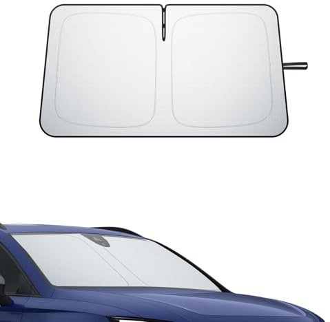 BIBIBO Compatible con Seat Ateca Cupra Ateca 2017-2025 2026, protección Solar, protección UV, Parabrisas Frontal, sombrilla de Coche, Tela sin Arrugas, Parasol Interior, Parabrisas Ateca Accesorios