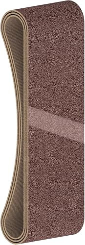 Bosch Professional 3 ud. Estuche de Bandas de Lija X440 Best for Wood and Paint (para Madera y Pintura, Grano 80, 60 x 400 mm, Accesorios para Lijadoras de Banda)